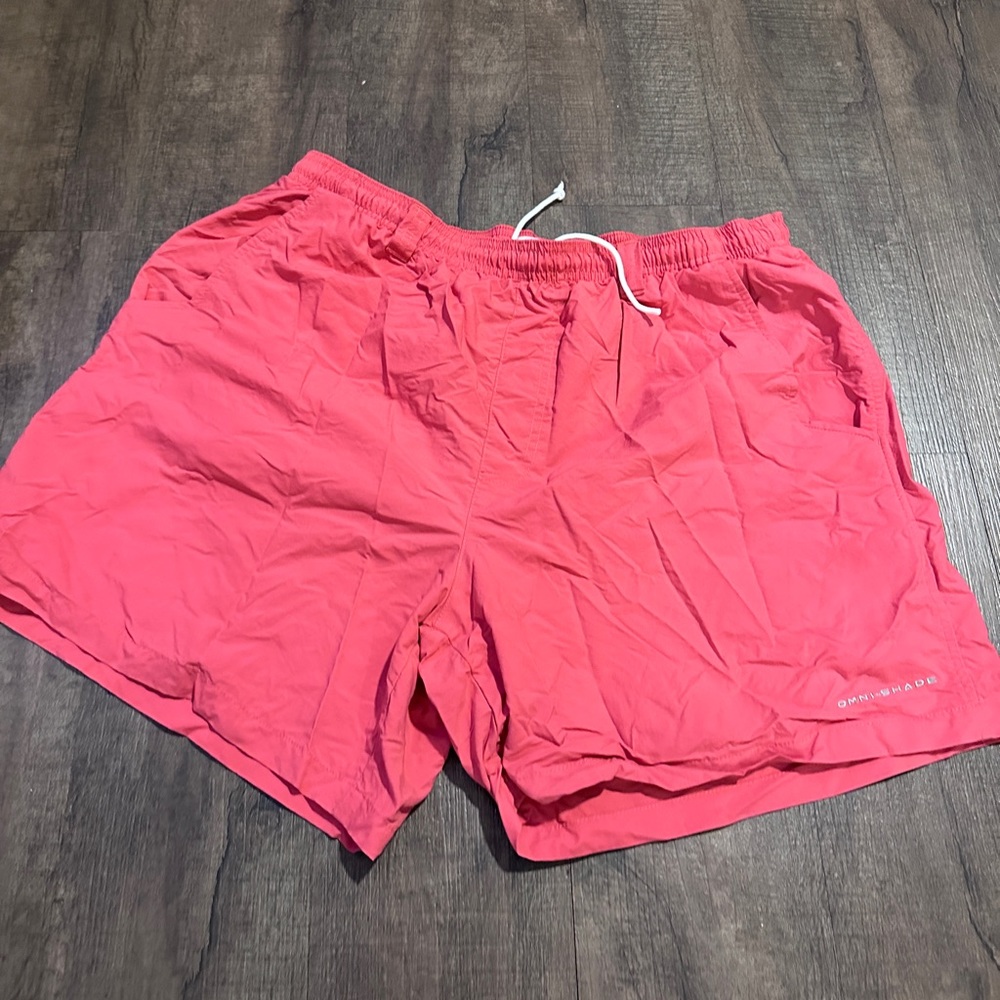 Columbia Swim Trunks Adult Size large PFG Lined Drawstring Men